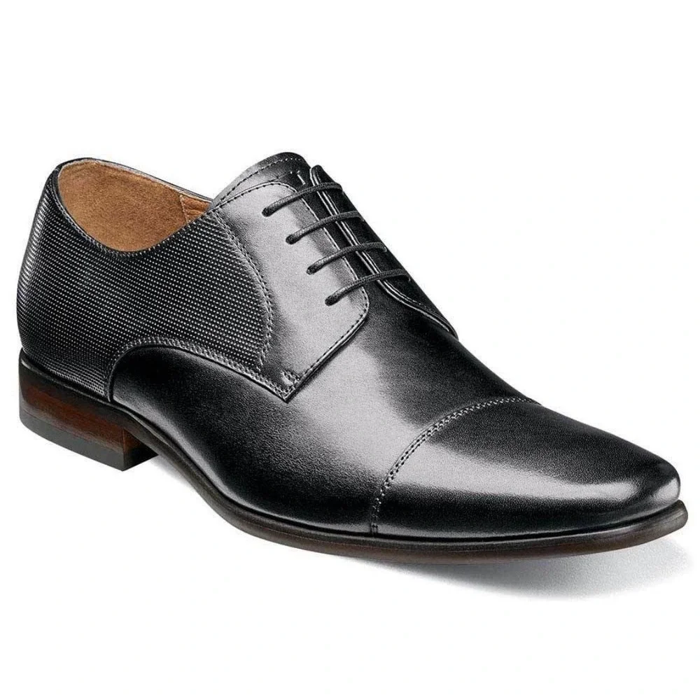 Florsheim Men's Calipa Cap Toe Oxford Black Size 8.5 D